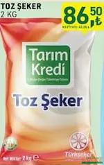 TARIM KREDİ TOZ ŞEKER 2 KG fiyat ve kampanya bilgisi